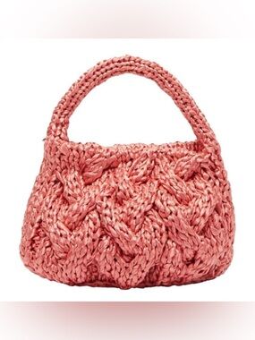 JW Anderson NWT Small Cable Knit Bag‎ Bubblegum Pink w/ Dust Bag